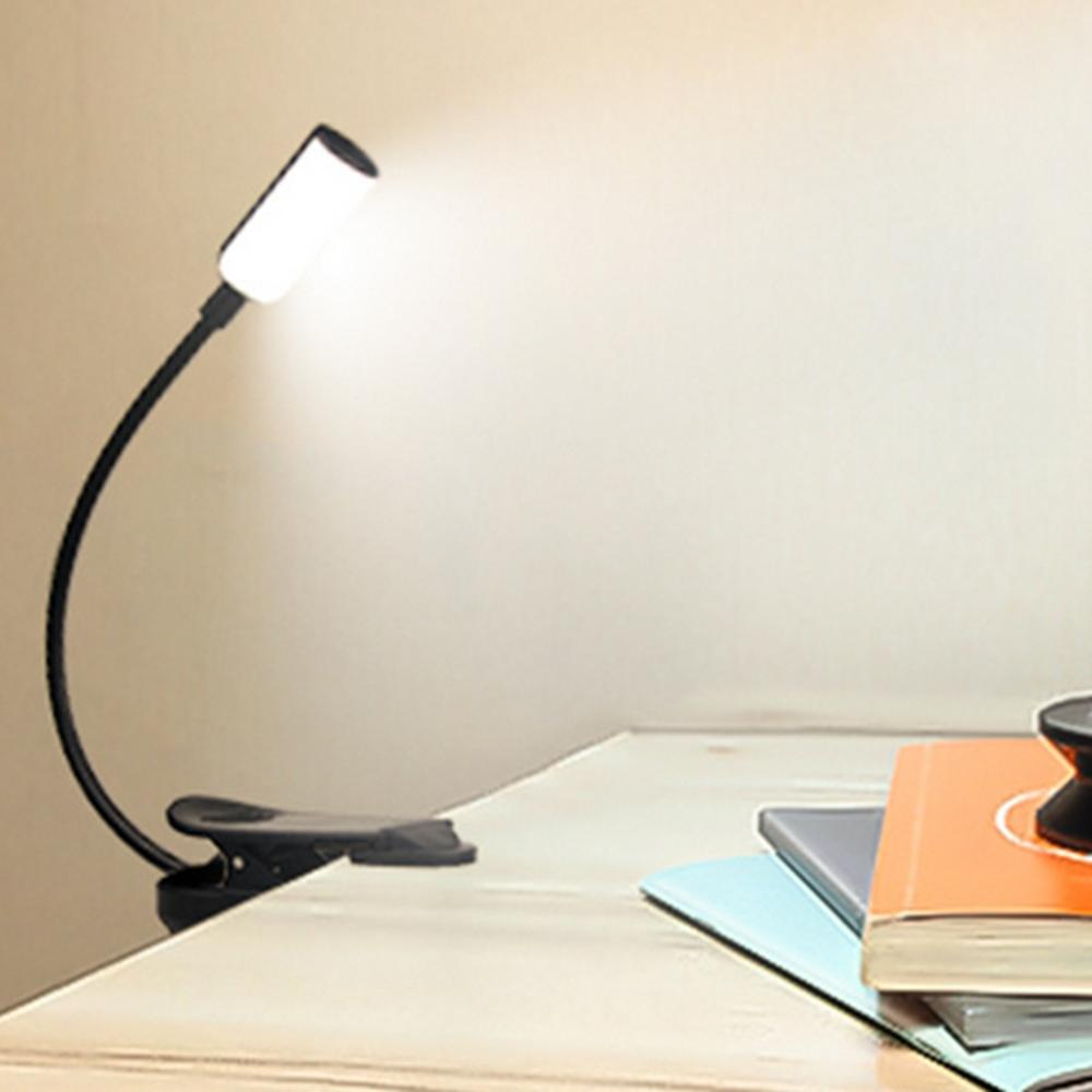 Flexible 1w Led Usb Rechargeable Clip Desk Table Light Book Reading Laptop Stand Lamp in size 1000 X 1000