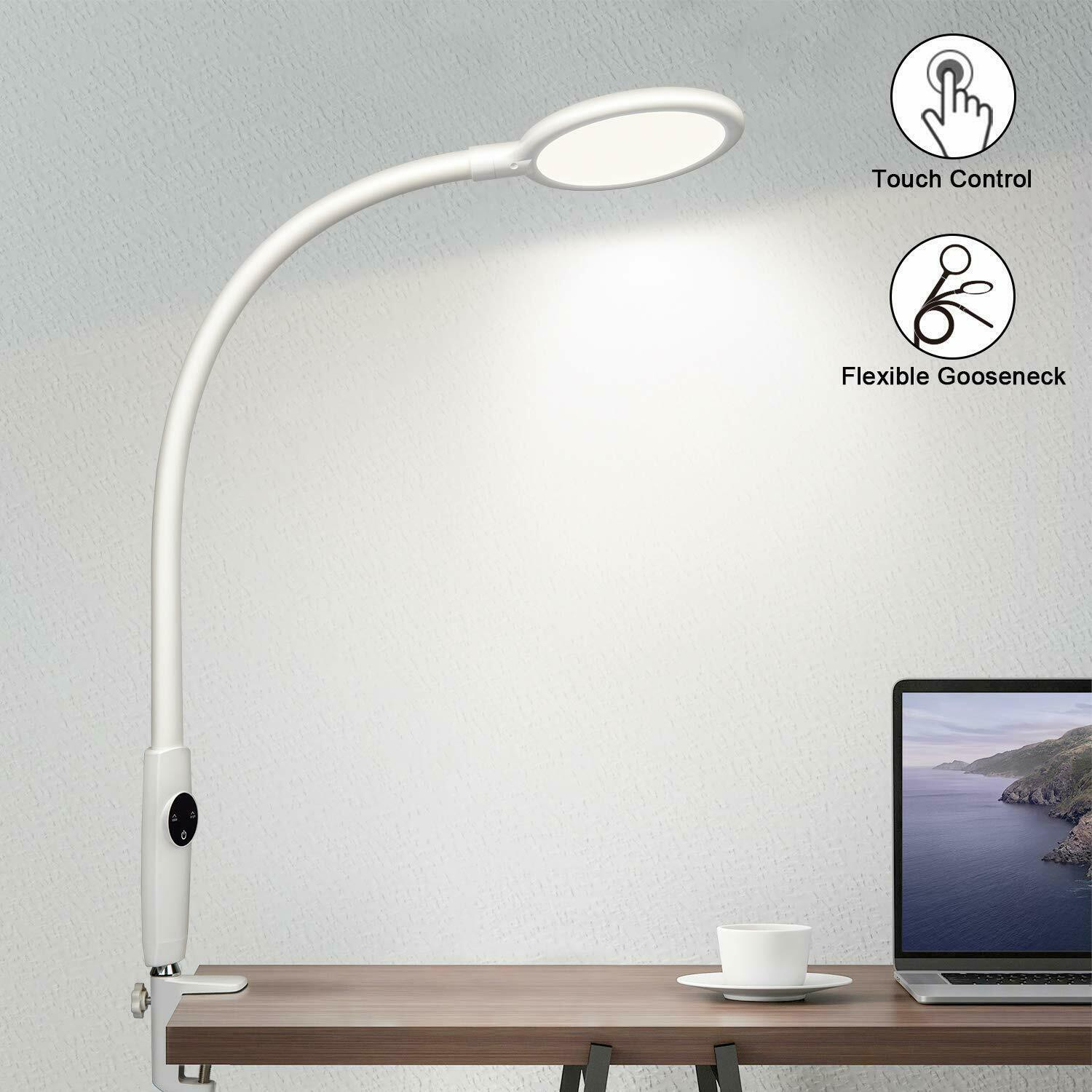 Flexible Gooseneck Desk Lamp Dimmable With Touch Control 10w 600lm Led 5 Level for size 1500 X 1500