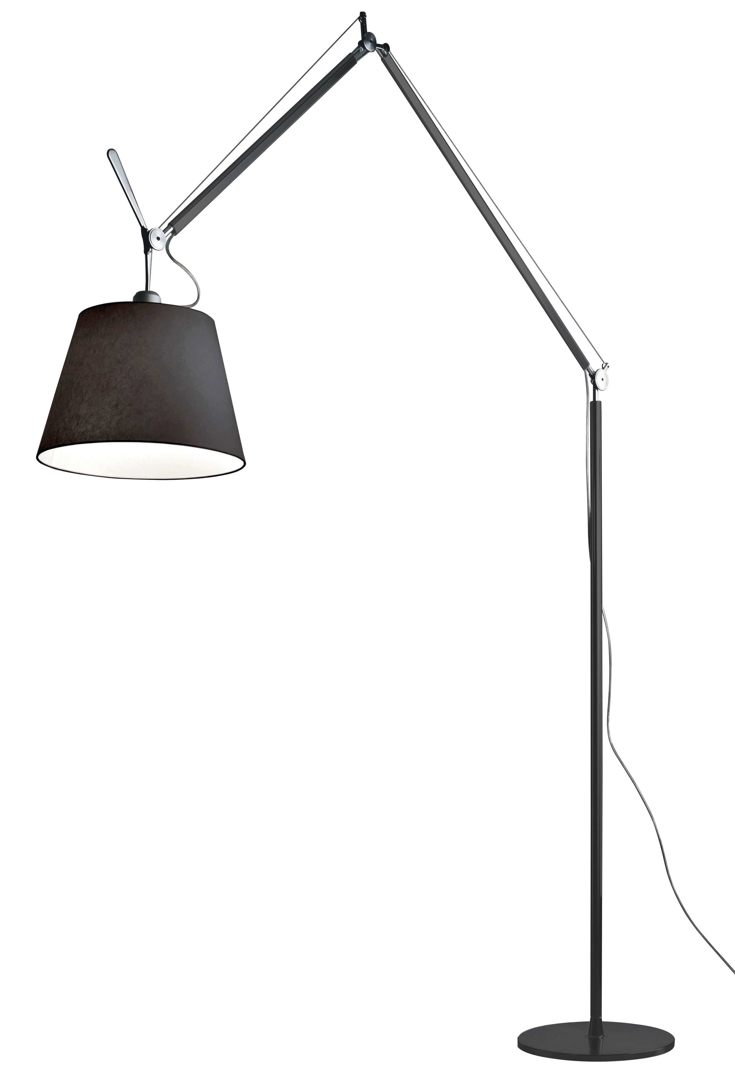 Floor Lamp Tolomeo Mega Led H 148 To 327 Cm throughout proportions 2460 X 3565