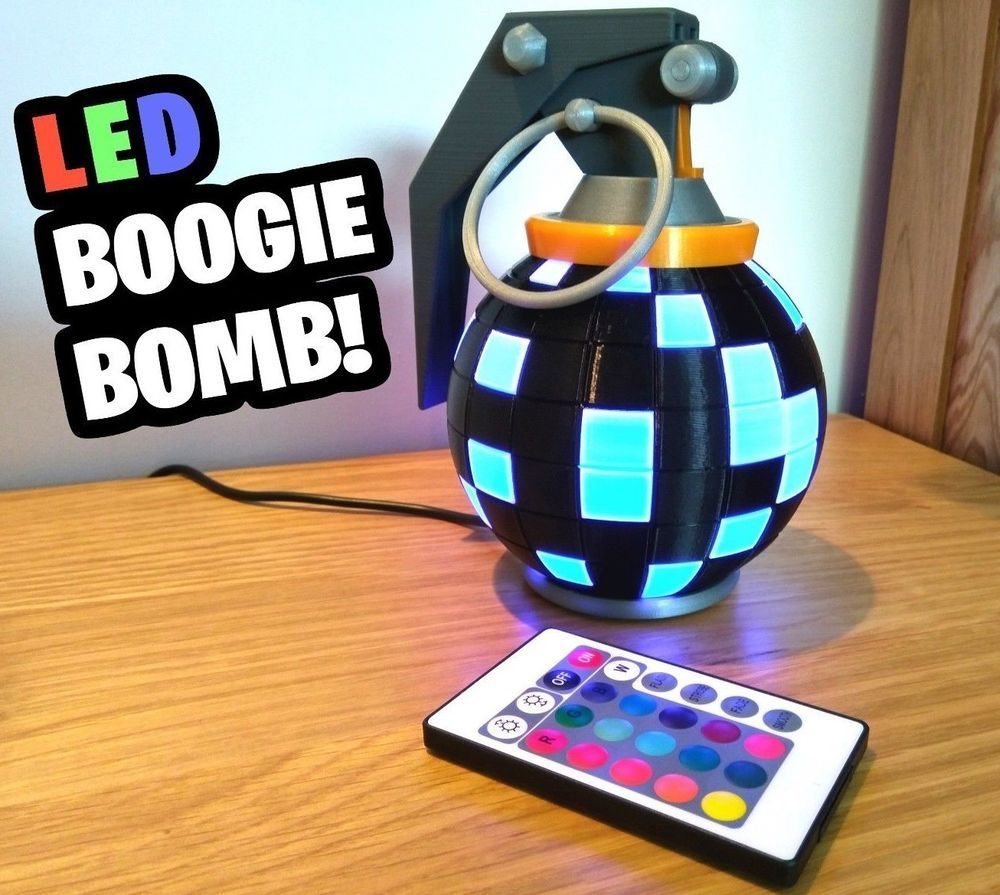 Fortnite Boogie Bomb Led Desk Lamp Game Prop Perfect Gift in sizing 1000 X 895