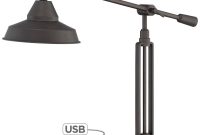 Franklin Iron Works Turnbuckle Led Desk Lamp With Usb Port inside measurements 1000 X 1000