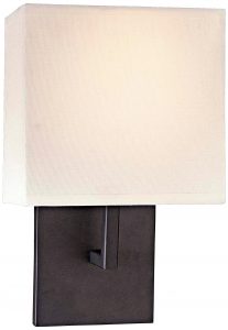 George Kovacs Bronze 11 14 High Half Shade Wall Sconce inside size 1311 X 1903