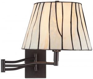 Gervais 16 High Plug In Tiffany Style Swing Arm Wall Lamp throughout measurements 2000 X 1699