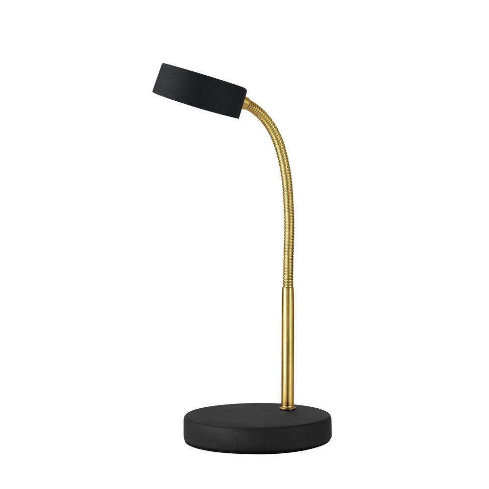 Globe Electric 15 In Matte Black Integrated Led Desk Lamp for sizing 1000 X 1000