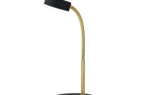 Globe Electric 15 In Matte Black Integrated Led Desk Lamp pertaining to measurements 1000 X 1000