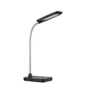 Globe Electric Black And Chrome Integrated Led Desk Lamp12792 in dimensions 1500 X 1500