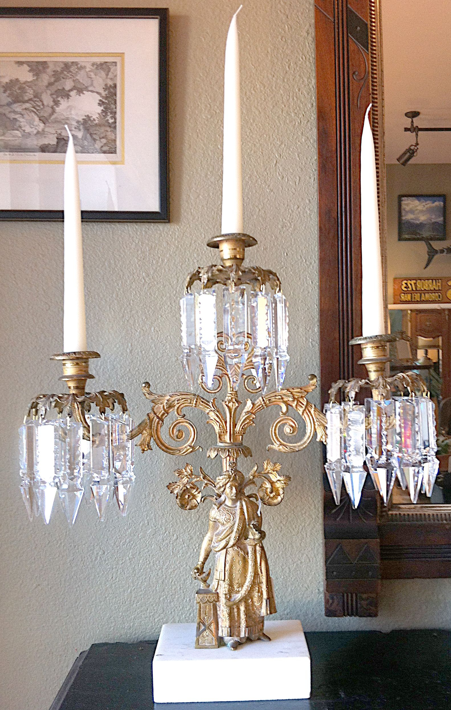 Gold And Crystal Candelabra Buttermilk Sky Tustin Ca regarding size 1583 X 2491