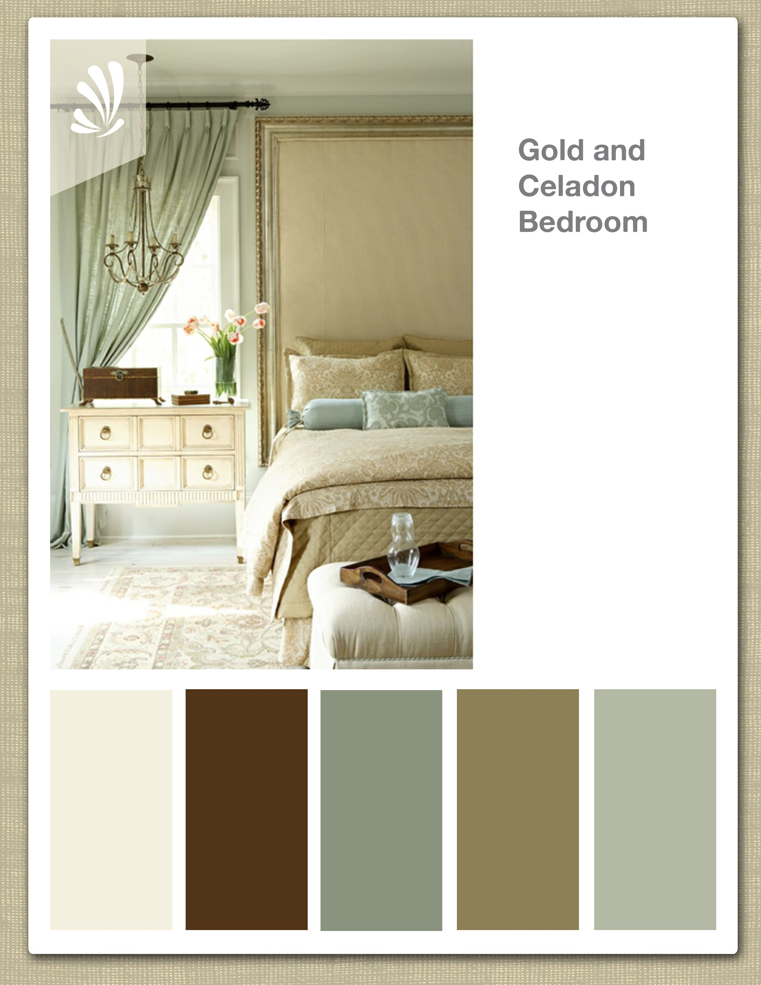 Gold Celadon Cream Butterscotch Color Palette Elegant inside sizing 2550 X 3300