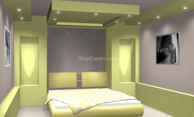 Green Pop Ceiling Colors With Lighting For Bedroom Small intended for proportions 1280 X 960