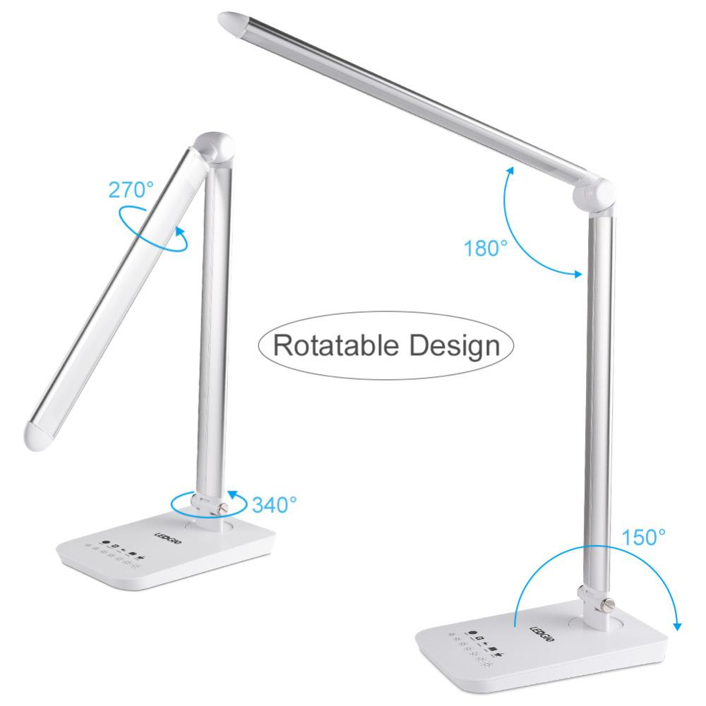 Grohandel Ledgle 9w 340 Grad Drehbare Designtischlampe Hochwertige Led Faltbare Schreibtischleseleuchten Sensitive Touch Control Lights Von intended for proportions 1000 X 1000