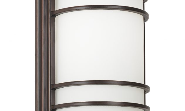 Habitat 11 High Bronze And Opal Glass Outdoor Wall Light for sizing 1000 X 1000