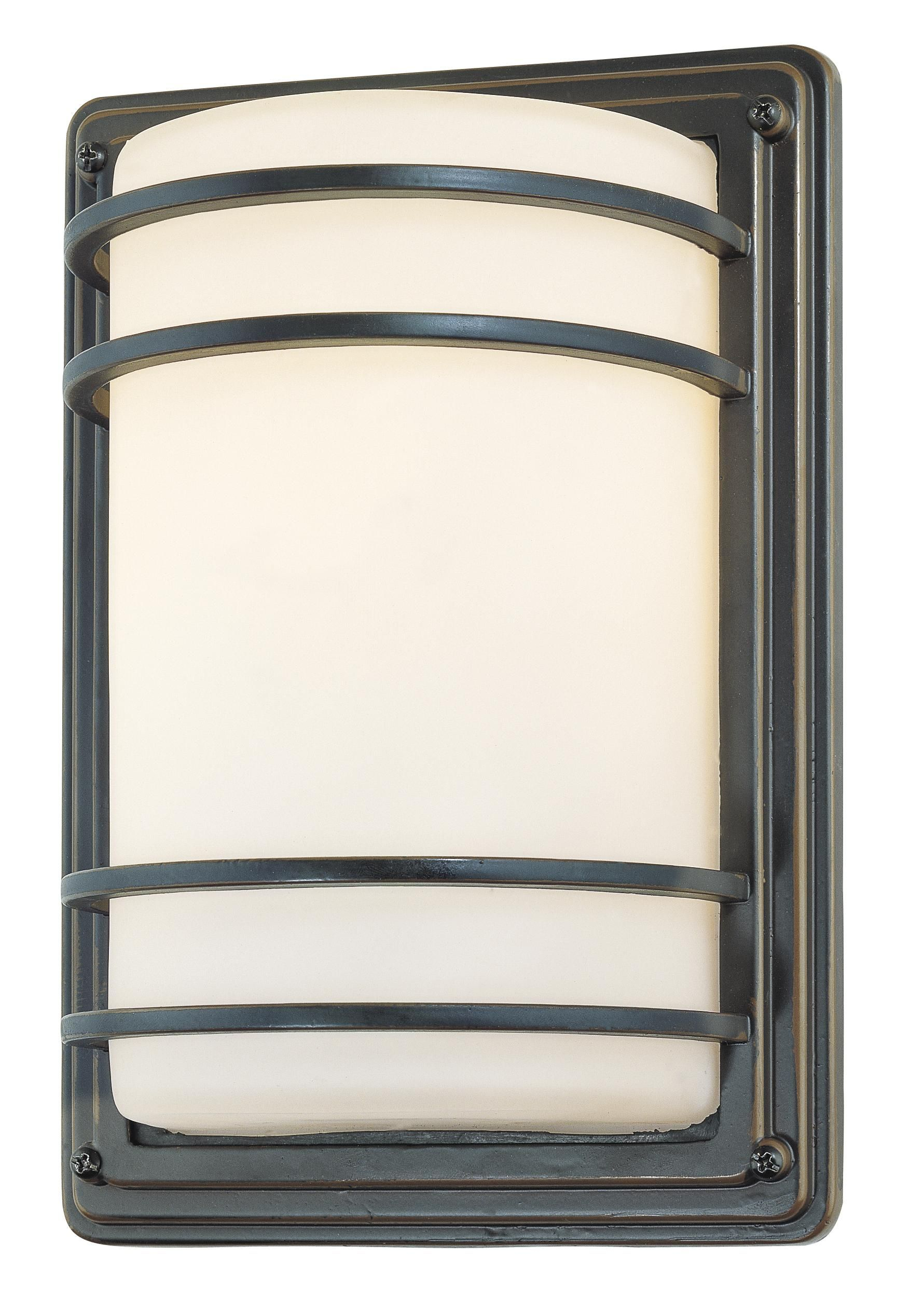 Habitat 11 High Bronze And Opal Glass Outdoor Wall Light with size 1781 X 2503