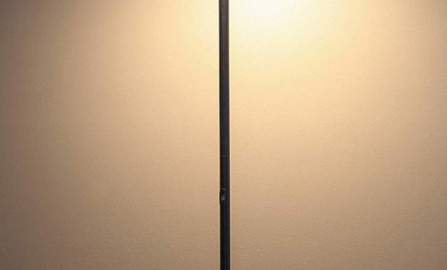 Halo Led Torchiere Super Bright Floor Lamp The Slender in proportions 735 X 1102