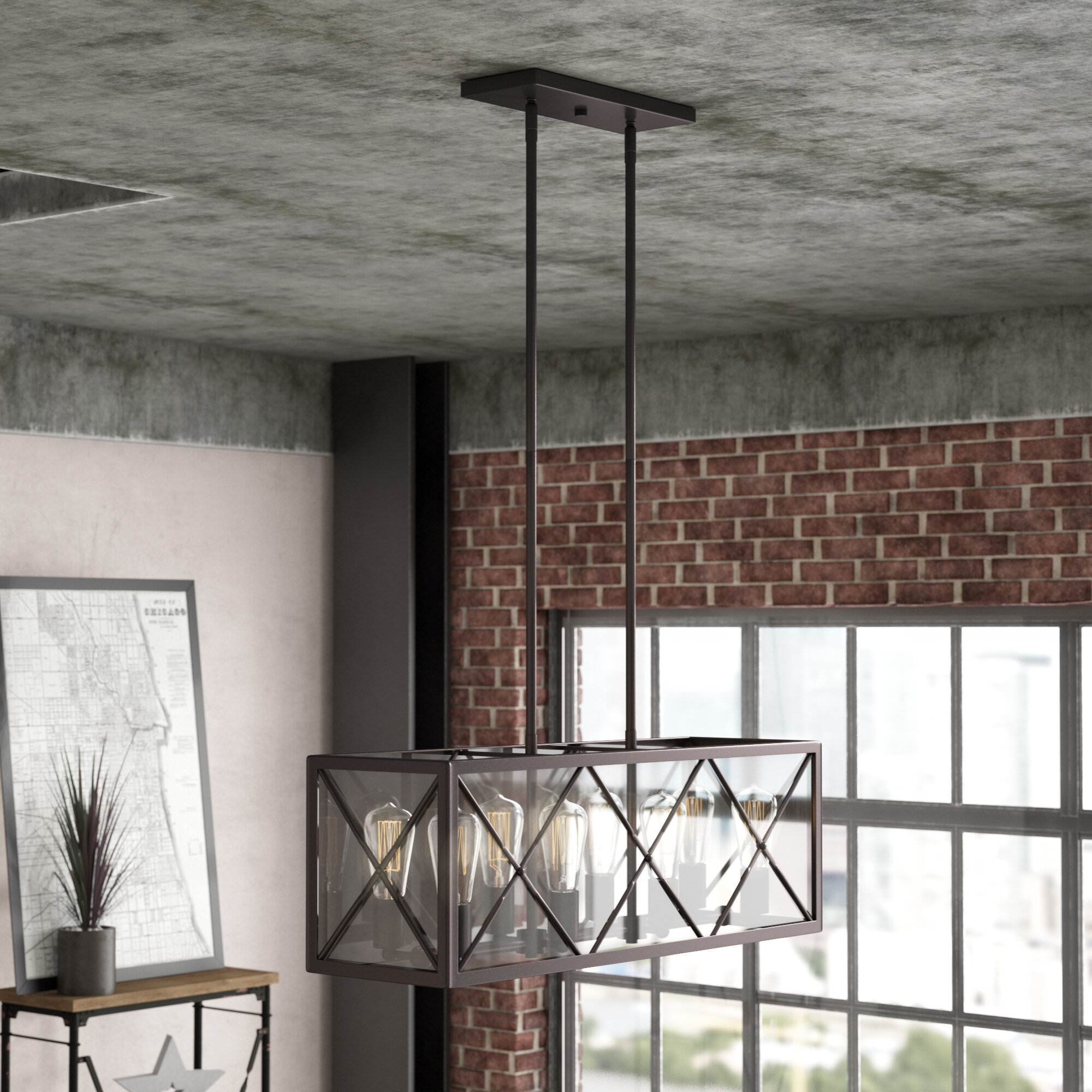 Harlon 8 Light Kitchen Island Pendant with sizing 2000 X 2000