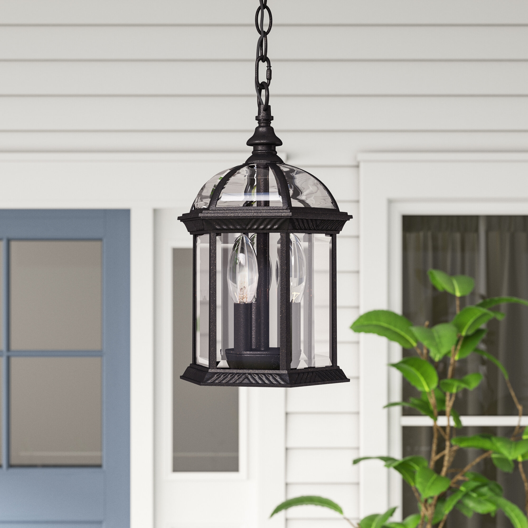 Hartshorne 3 Light Outdoor Hanging Lantern intended for proportions 2000 X 2000