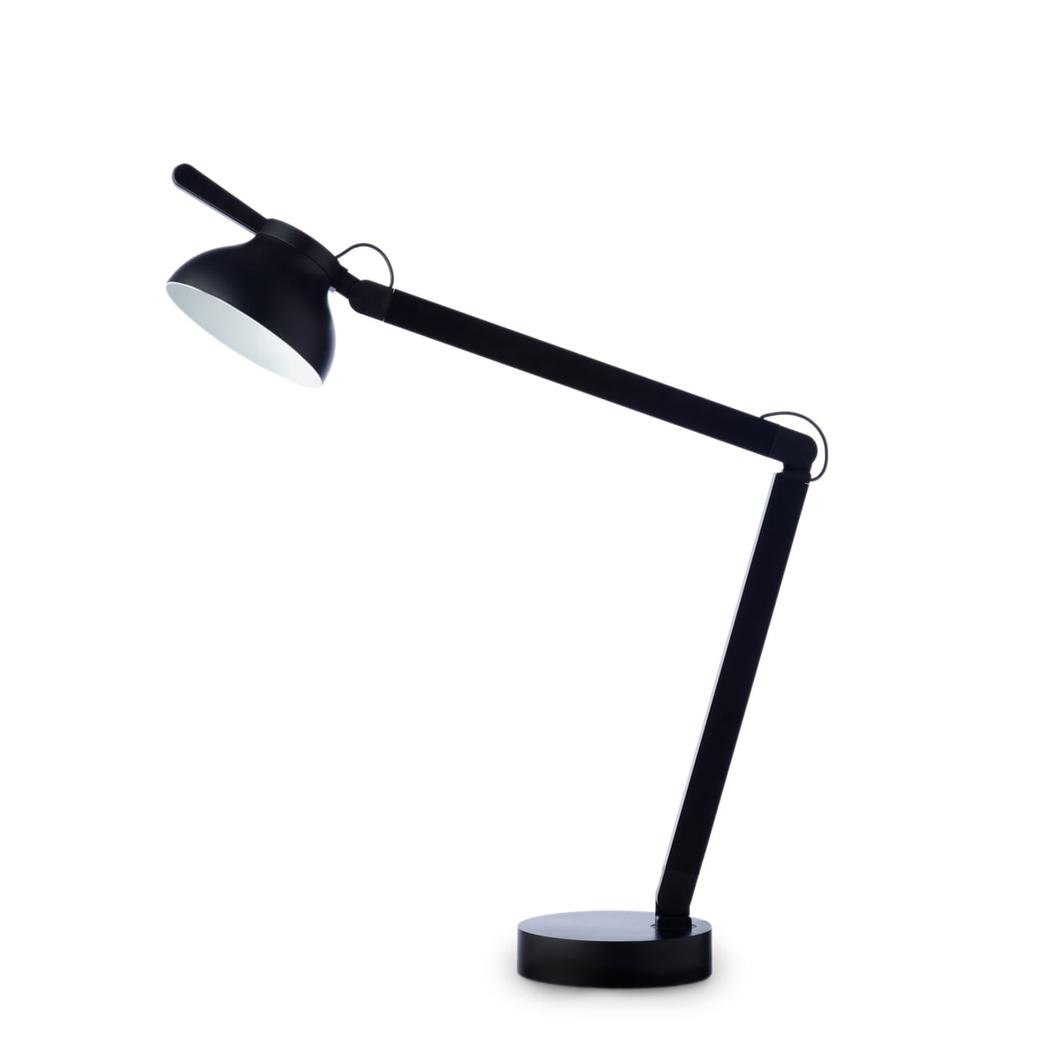 Hay Pc Double Arm Led Table Lamp Soft Black throughout dimensions 1200 X 1200