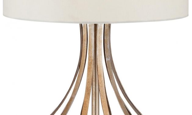 Hayden Silver Champagne Open Gourd Table Lamp 6r902 regarding proportions 1121 X 2000