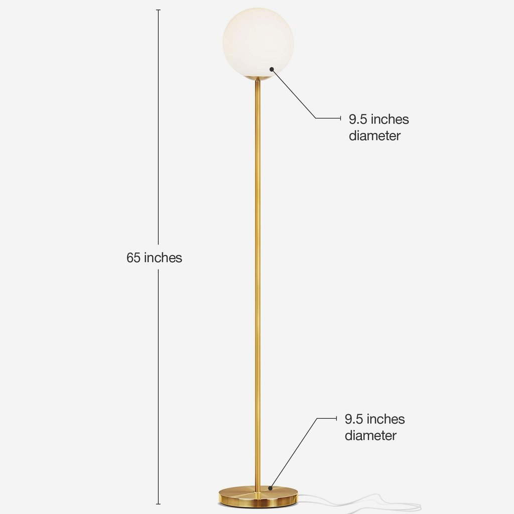 Home Garden Led Floor Lamp Sphere Standing Light Modern inside proportions 1024 X 1024