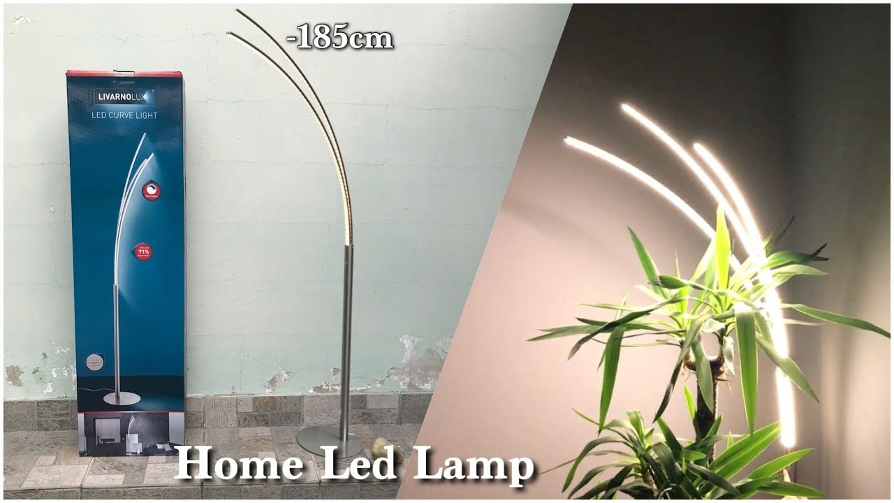 Home Led Curve Lamp Livarno Lux with measurements 1280 X 720