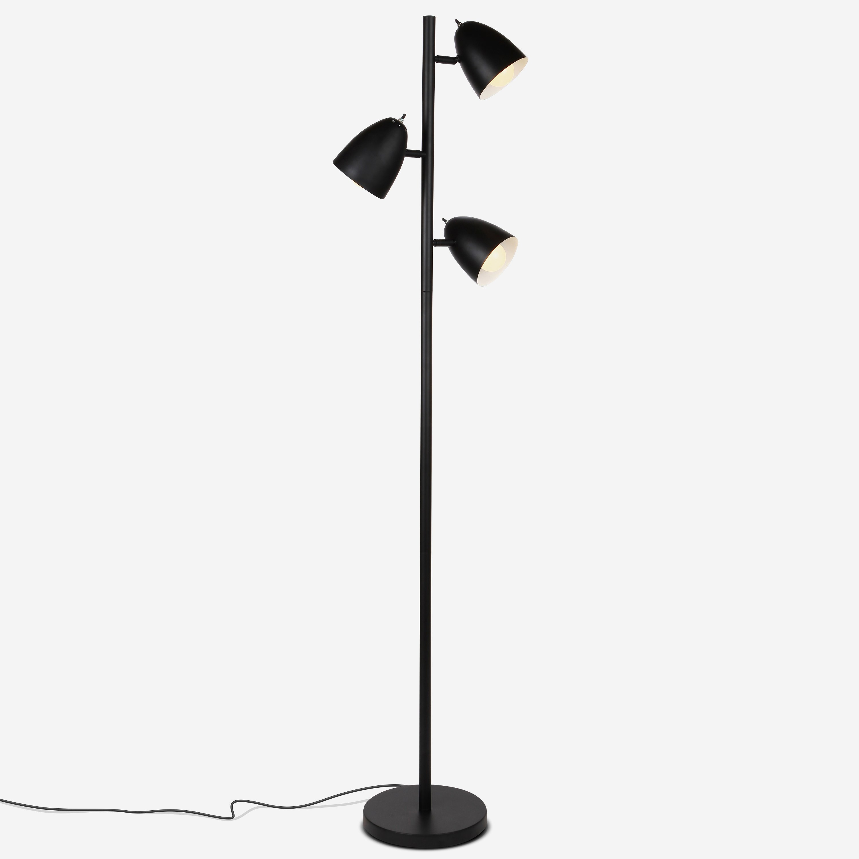 Jacob Led Floor Lamp Modern Adjustable 3 Light Tree for size 3000 X 3000