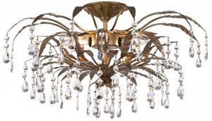 Kathy Ireland 21 Wide French Garden Ceiling Light Fixture intended for proportions 3330 X 1911