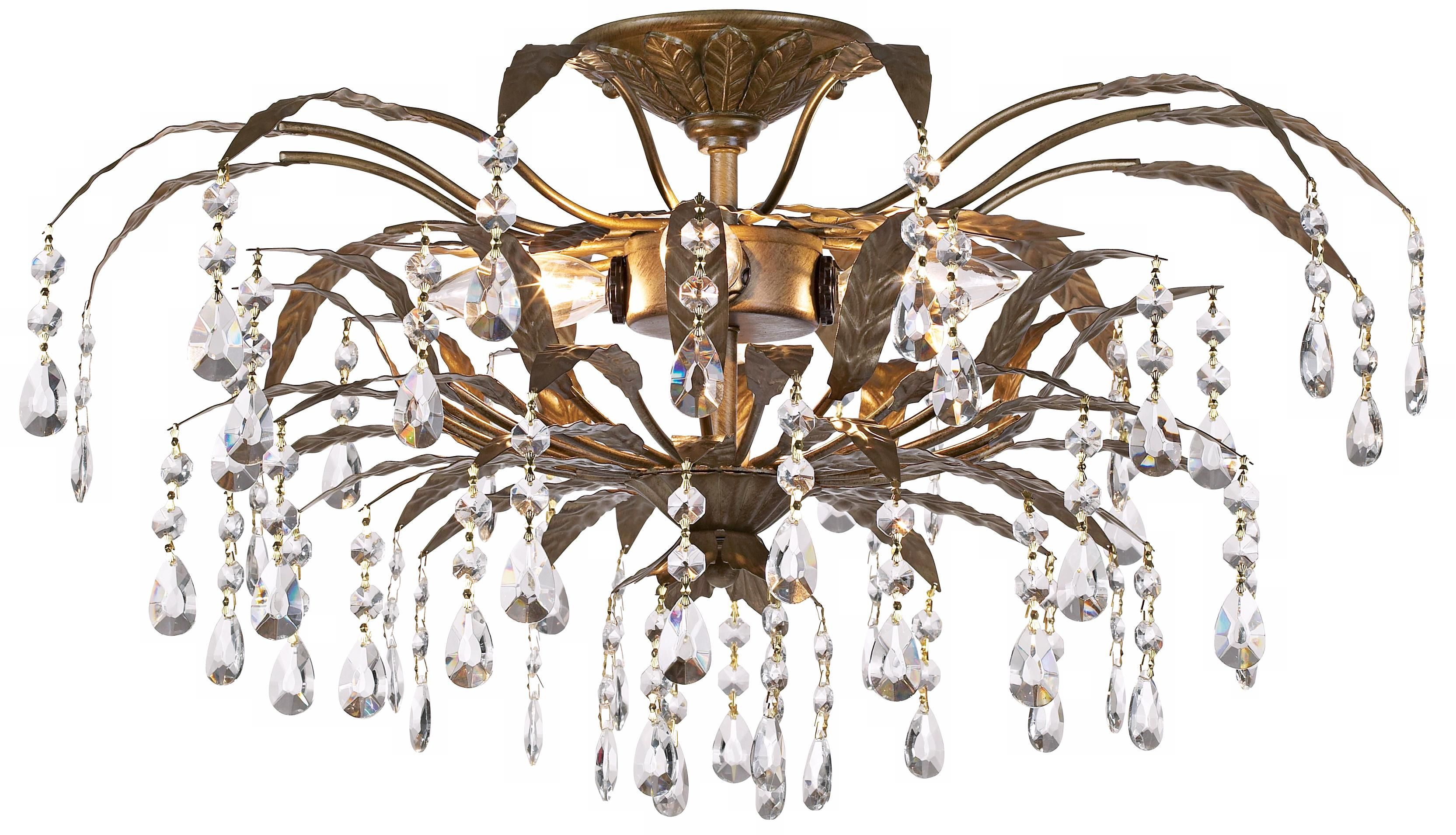 Kathy Ireland 21 Wide French Garden Ceiling Light Fixture intended for proportions 3330 X 1911