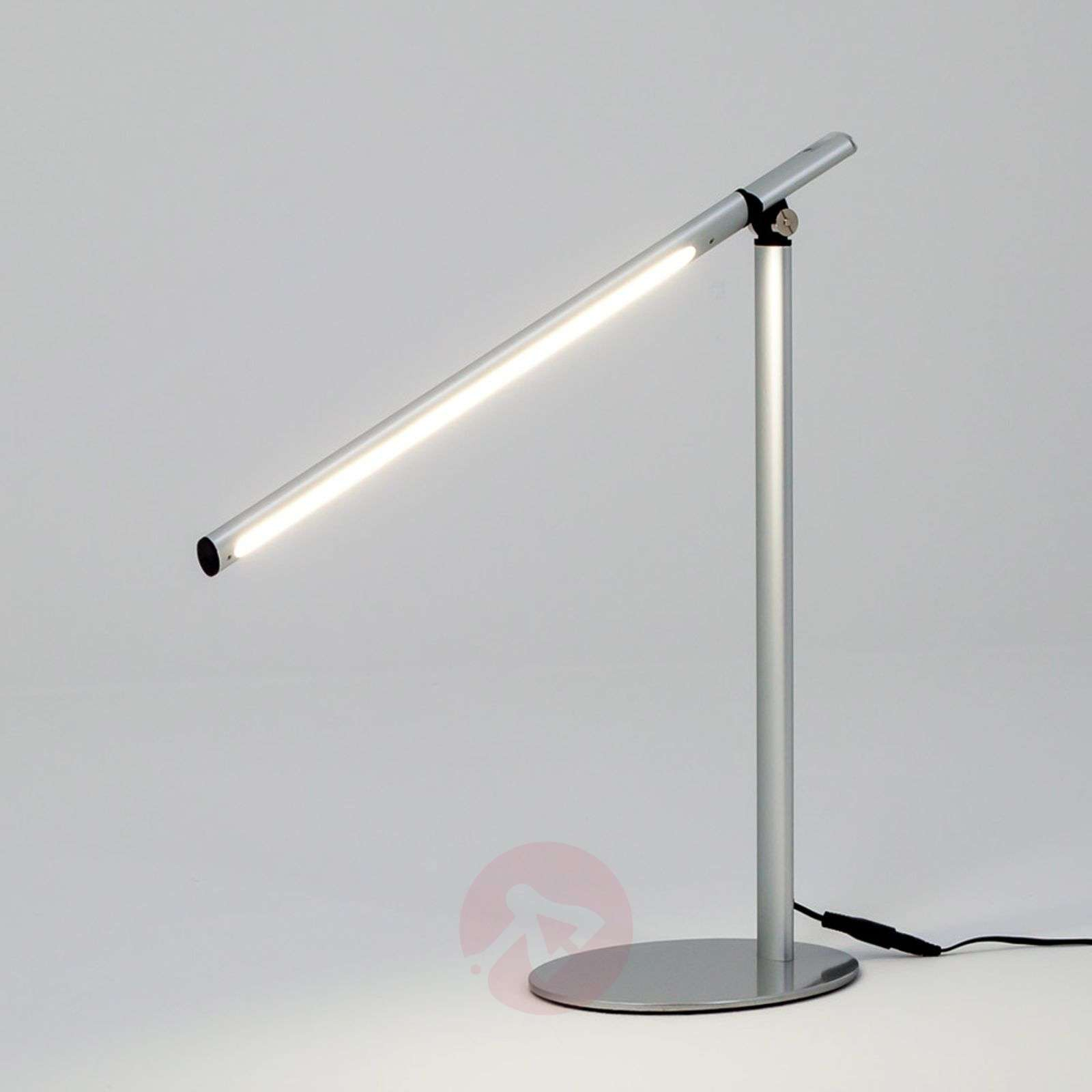 Kolja Led Desk Lamp In Silver Grey in proportions 1600 X 1600