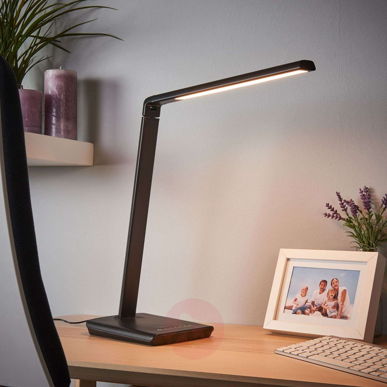 Kuno Led Desk Lamp With Usb Port regarding proportions 1600 X 1600