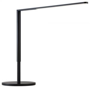 Lady 7 Led Desk Lamp Metallic Black pertaining to dimensions 990 X 962