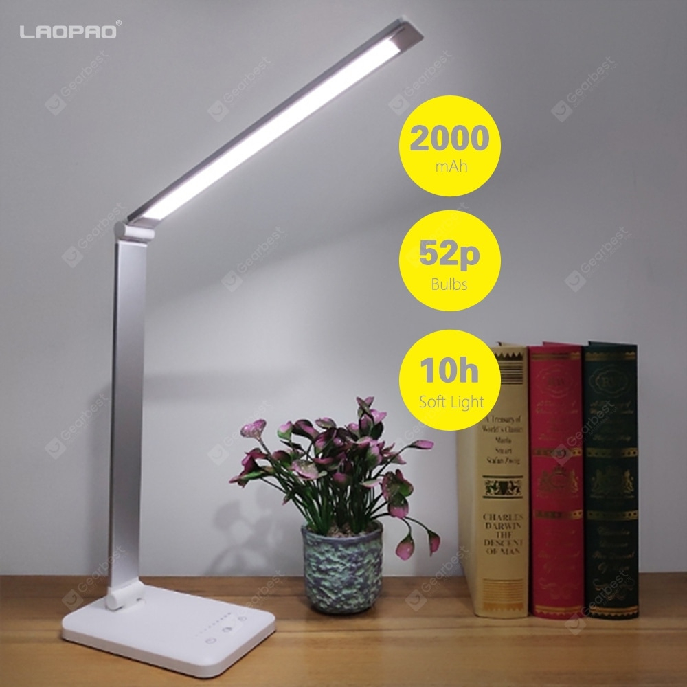 Laopao 52pcs Led Desk Lamp 5 Color Modes X5 Levels Touch Usb Reading Eye Protect With Timer with regard to dimensions 1000 X 1000