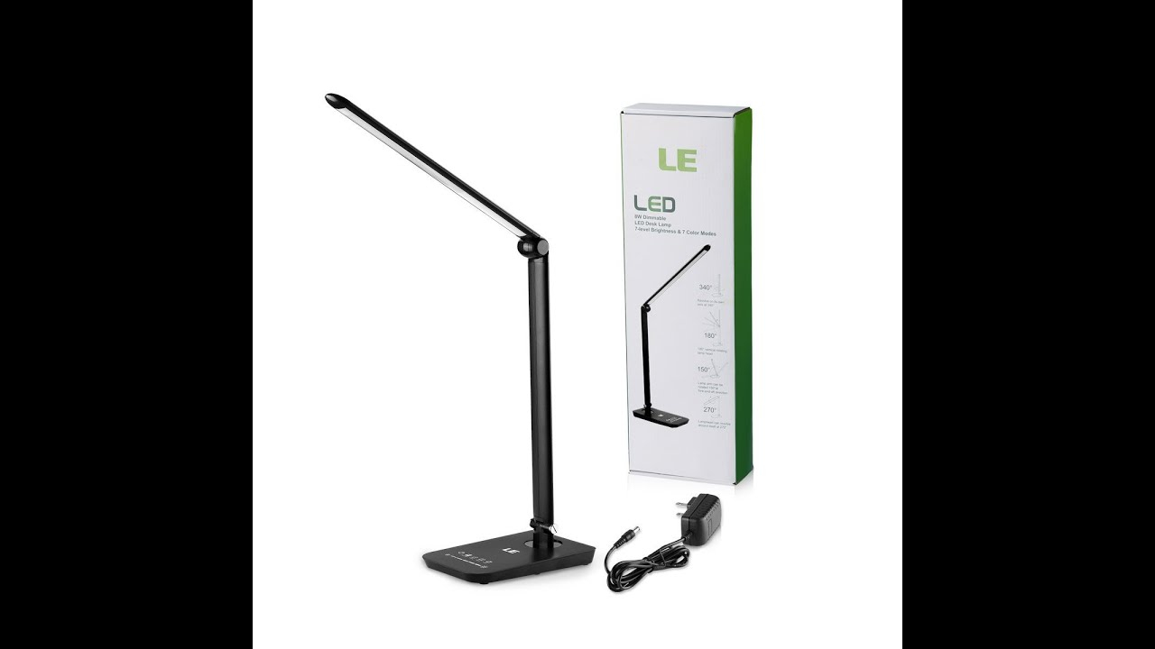Le Dimmable Led Desk Lamp Lamp Review with regard to proportions 1280 X 720