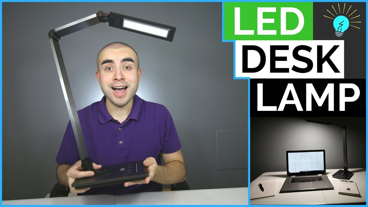 Le Dimmable Led Desk Lamp Review Sleek Led Desk Lighting for size 1280 X 720