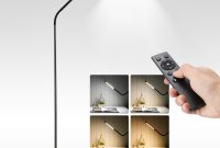 Le Led Floor Lamp Dimmable 6 Lighting Modes Standard Lamps Remote And Touch Control Metal Standing Lamp Height Adjustable For Living Room Bedside with regard to dimensions 1200 X 1200