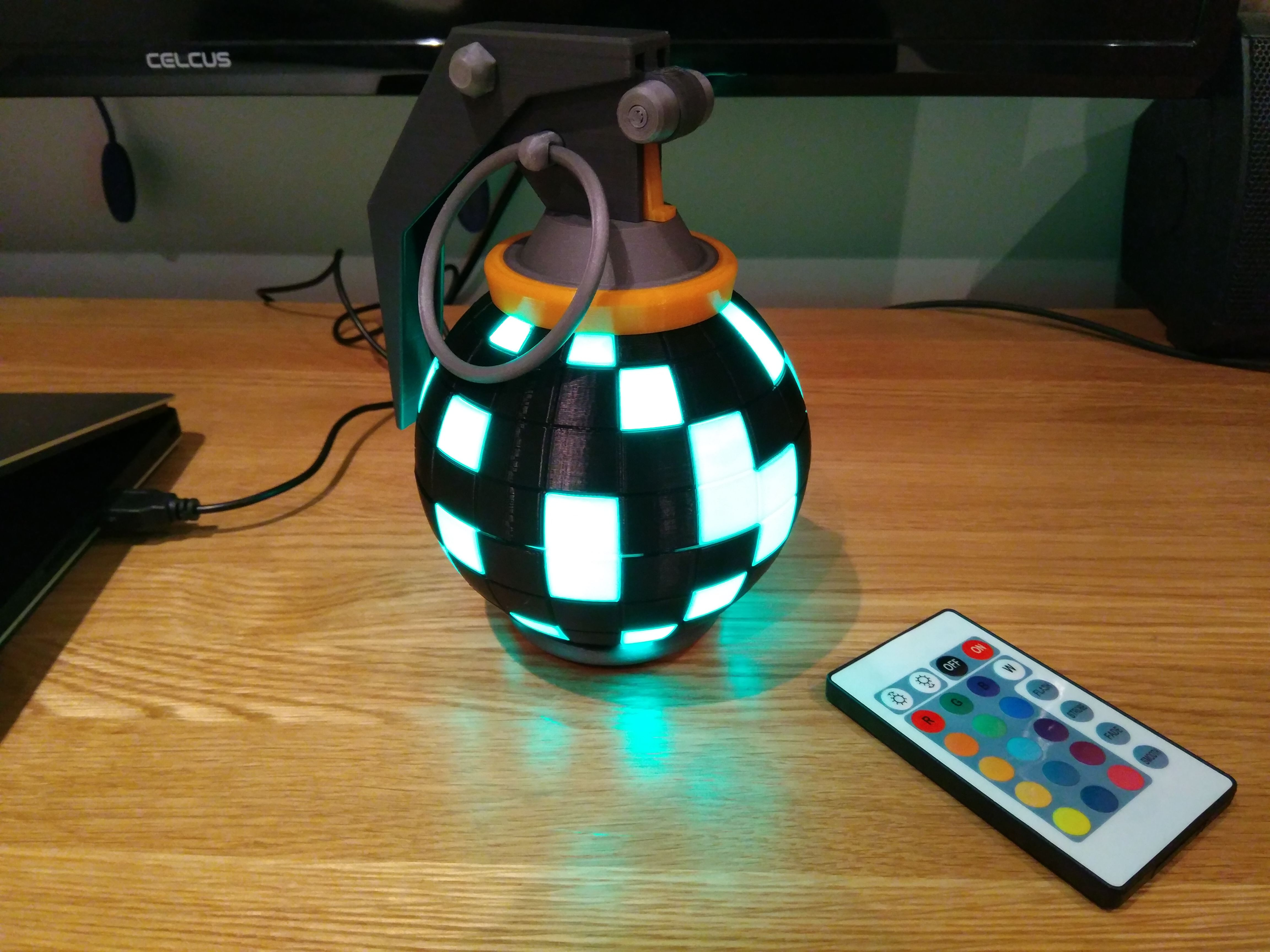 Led Boogie Bomb Desk Lamp Get Boogie Gamer Gift Battle intended for dimensions 4608 X 3456