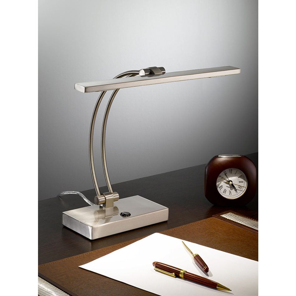 Led Desk Lamp Nickel with regard to measurements 950 X 950