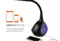 Led Desk Lamp With Color Changing Tunnel Usb inside measurements 1000 X 1000