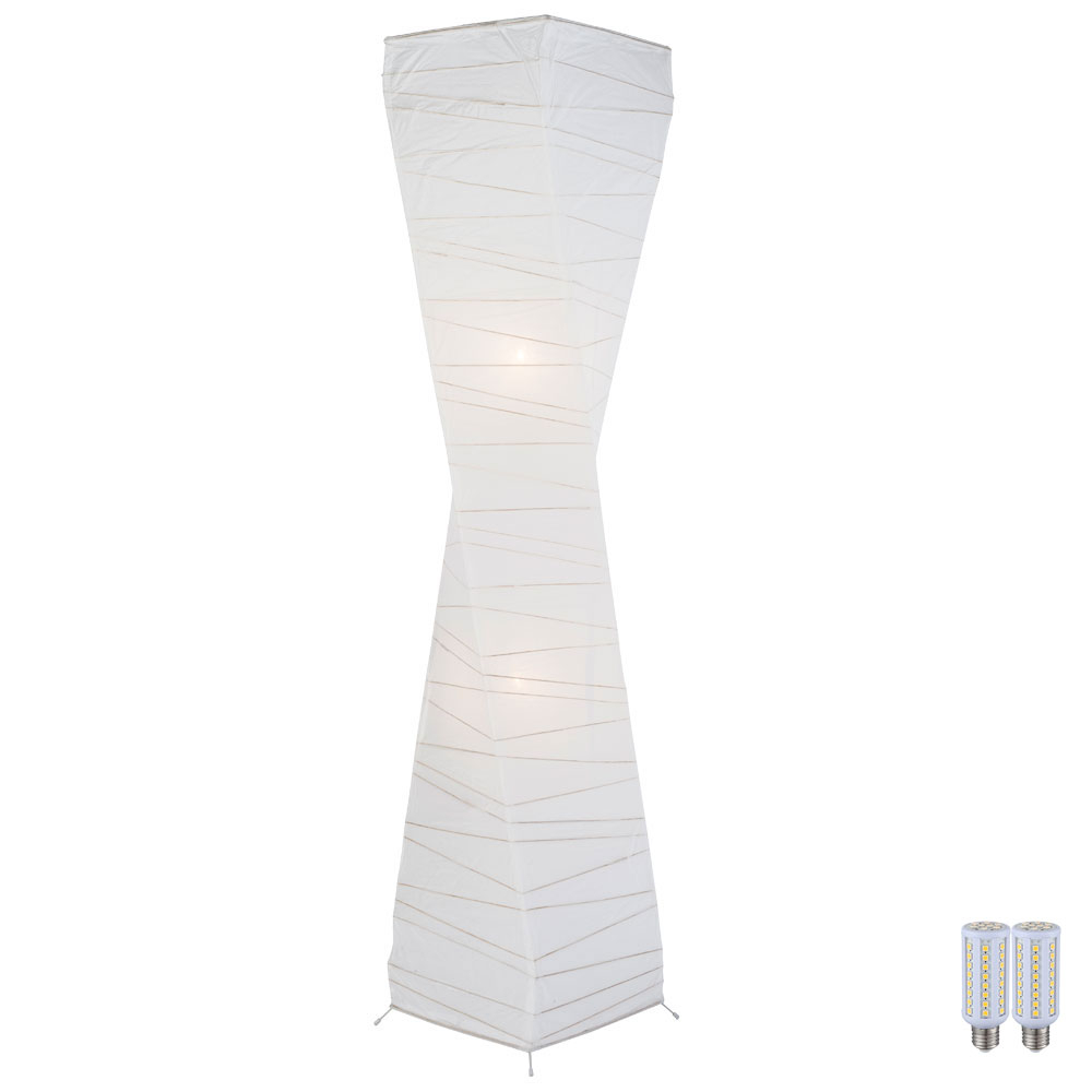 Led Floor Lamp Made Of White Paper For Your Living Room Limbo in proportions 1000 X 1000