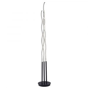 Led Floor Lamp Waves Design Black Height 150 Cm for measurements 1000 X 1000