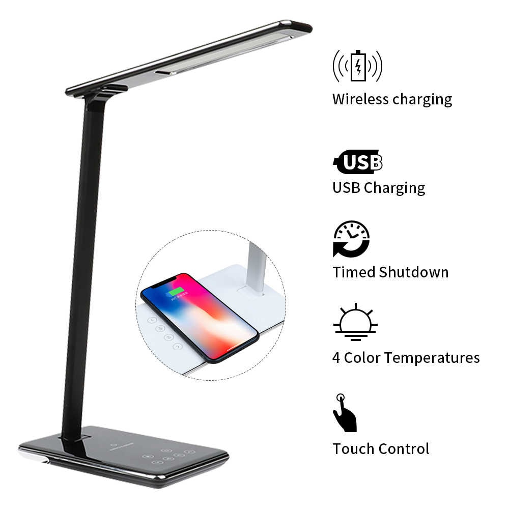 Led Table Desk Lamp 2 In 1 Qi Wireless Charging Creative Eye intended for measurements 1000 X 1000