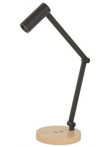 Ledlux Connor Black Led Table Lamp With Wireless Phone Charger inside proportions 1200 X 1600