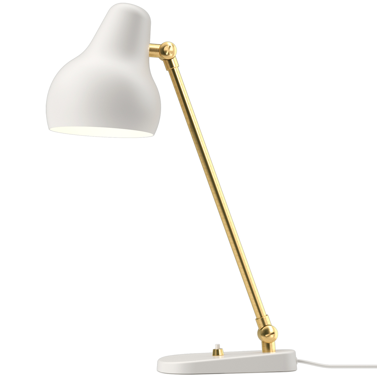 Louis Poulsen Vl38 Table Lamp V2 Led White Finnish Design in proportions 1200 X 1200