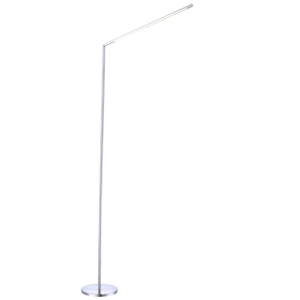 Luxury Led Floor Lamp Made Of Nickel With Joint Itanos throughout sizing 1000 X 1000