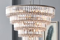 Magnificence Satin Nickel 24 12 Wide Crystal Chandelier throughout proportions 2001 X 2000