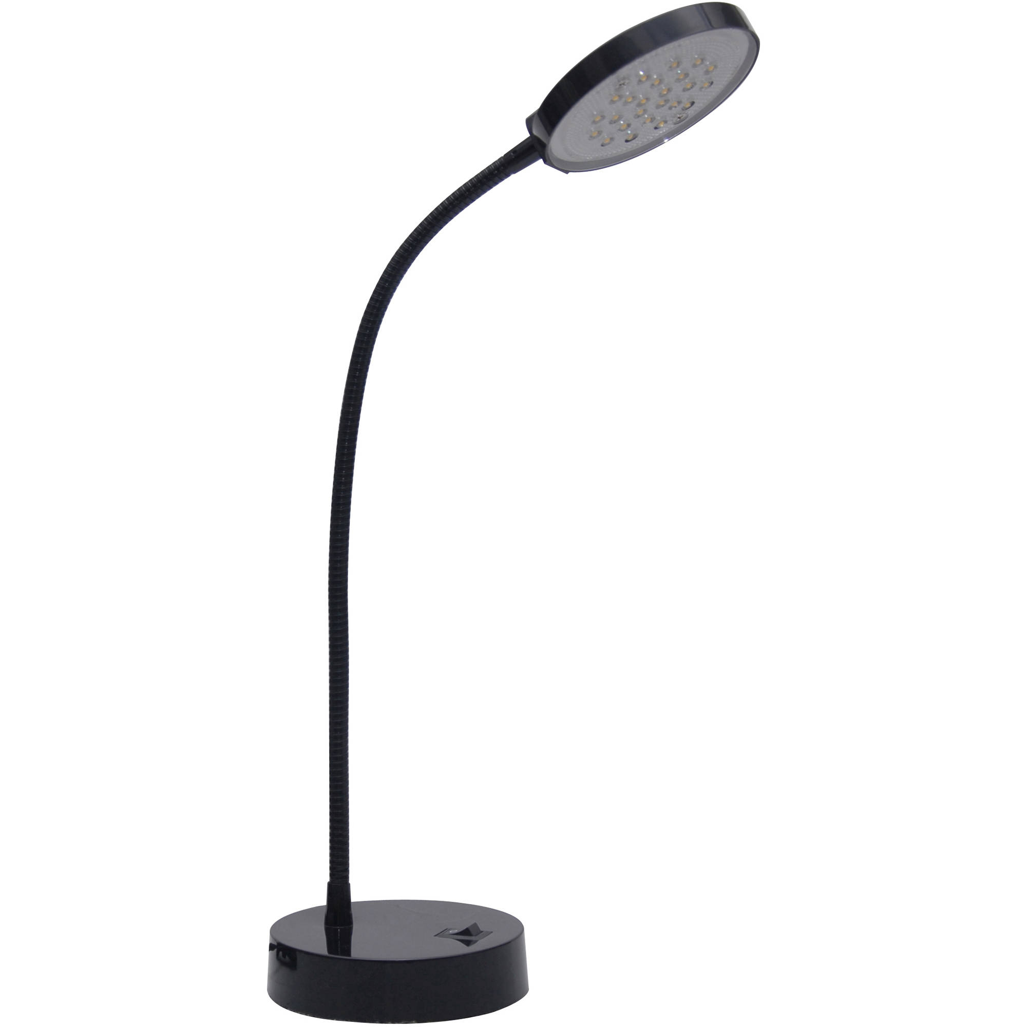 Mainstays 1375 Led Desk Lamp Black Finish Walmart pertaining to dimensions 2000 X 2000