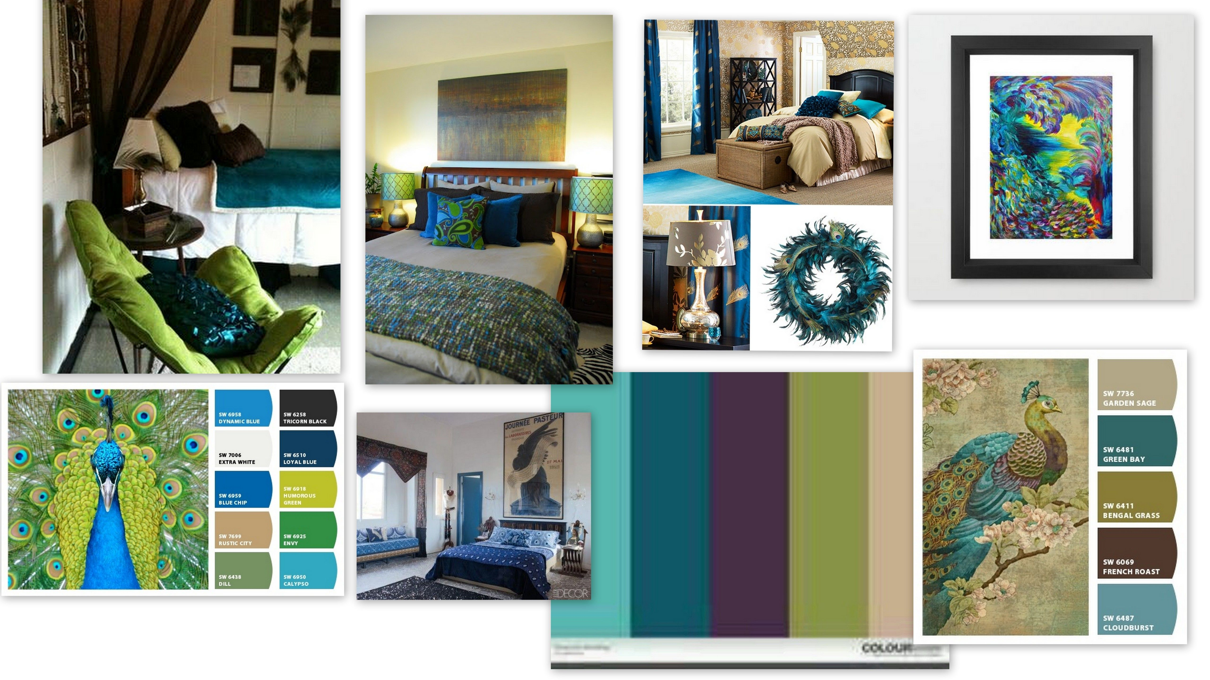 Master Bedroom Mood Board Peacock Colors In 2019 Peacock within proportions 5120 X 2880