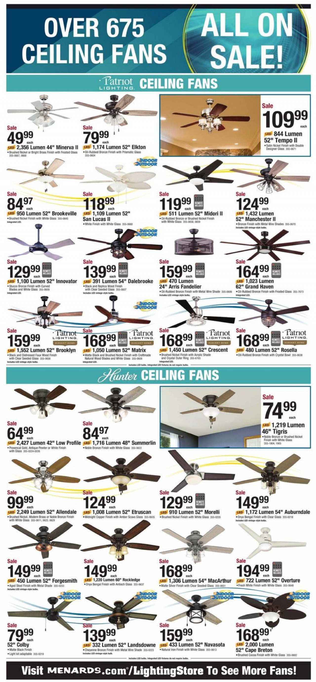 Menards Flyer Lighting Valid From Oct 2 2019 To Oct 12 throughout dimensions 1280 X 2762