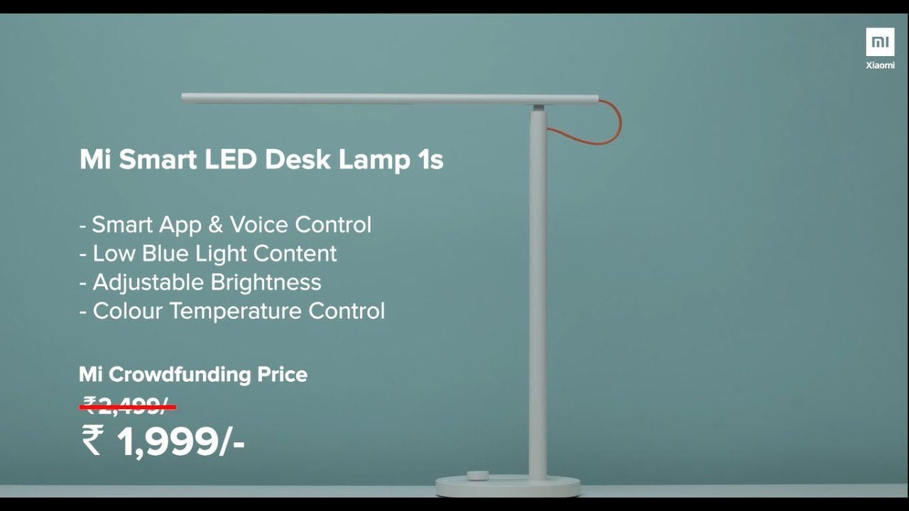 Mi Smart Led Desk Lamp 1s for sizing 1280 X 720