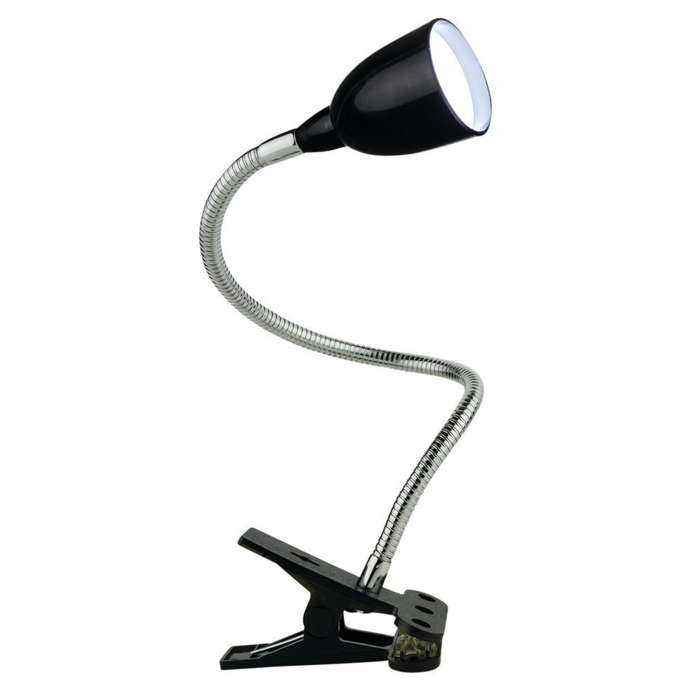 Mirabella Sorento Black Led Clip On Desk Lamp Clip On Desk intended for proportions 1000 X 1000