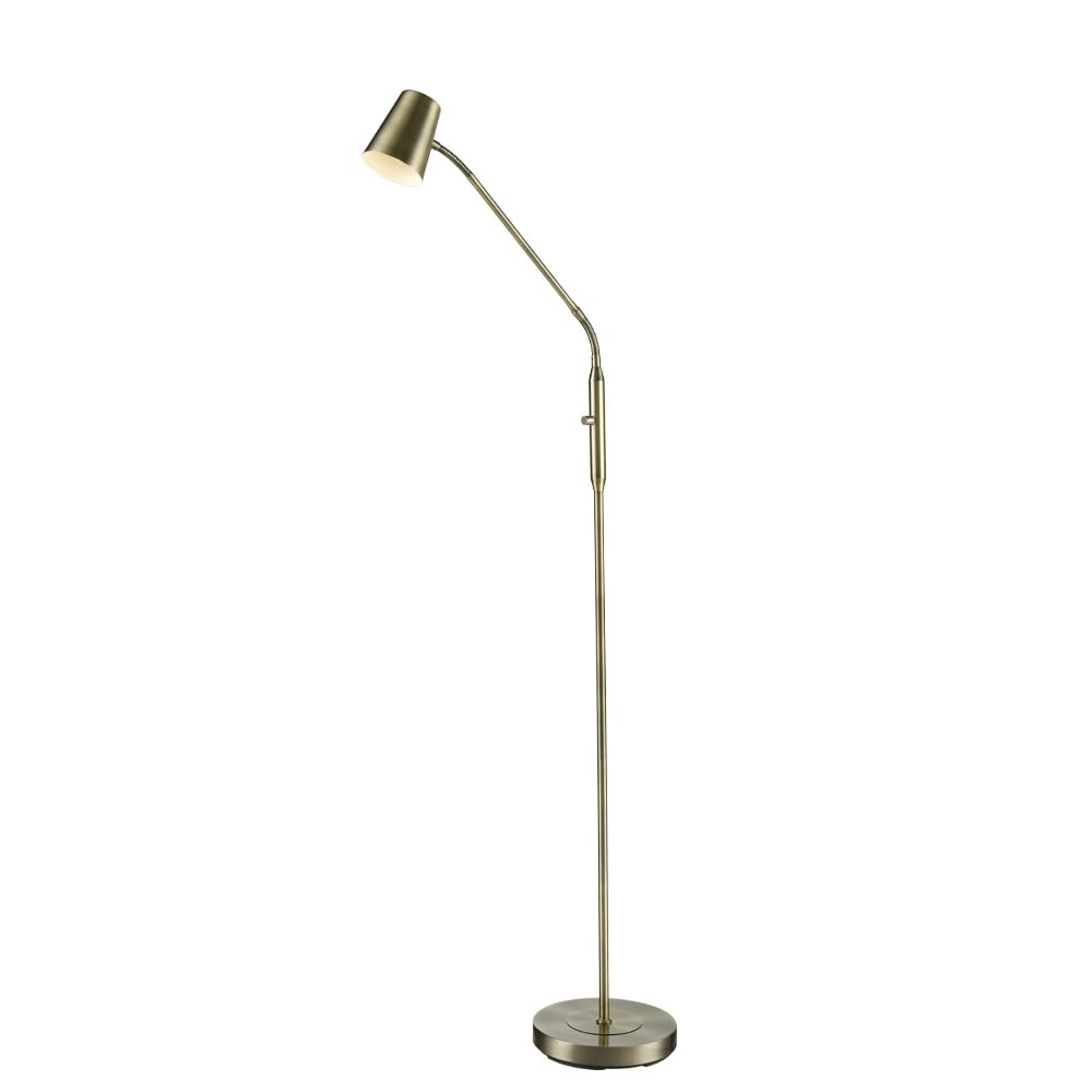 Modern Flex Arm Dimmable Reading Floor Lamp In Bronze Finish Sl234 for sizing 1000 X 1000