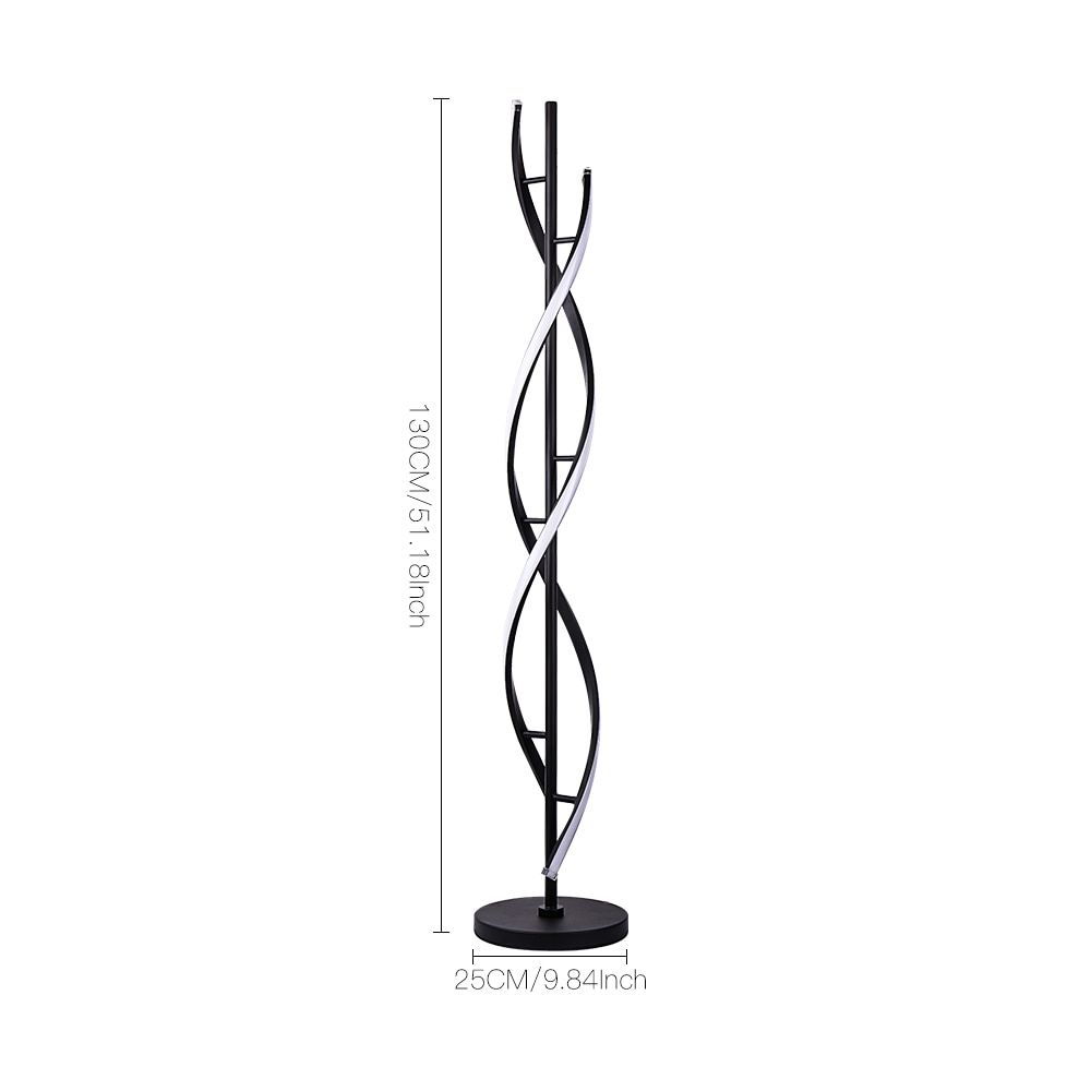 Modern Spiral Hanging Floor Lamp Lamps Lighting Floor pertaining to size 1000 X 1000